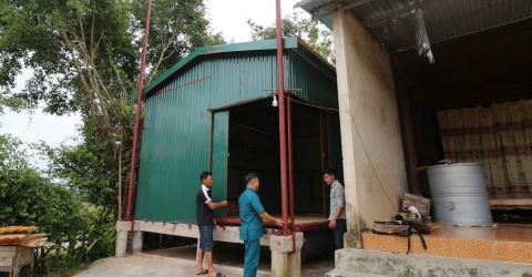 Độc đáo những ngôi nhà chống lũ tại Hà Tĩnh