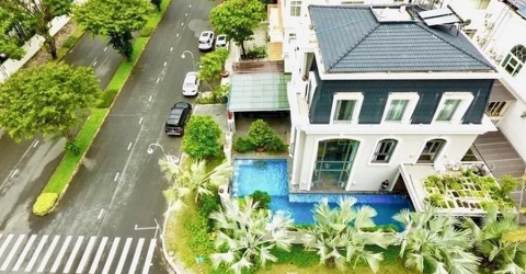 Góc ít biết bên trong biệt thự của Bảo Thy và chồng đại gia