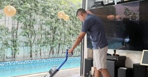 Ảnh hiếm bên trong biệt thự của Bình Minh và vợ đại gia