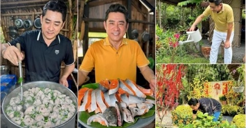 Tài tử đình đám sống bình dị trong nhà vườn rộng 6.000m2