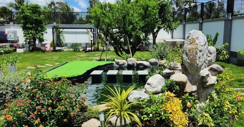 Choáng ngợp với dinh thự rộng 1.200m2 sang chảnh, trị giá 35 tỷ đồng của Quách Thành Danh