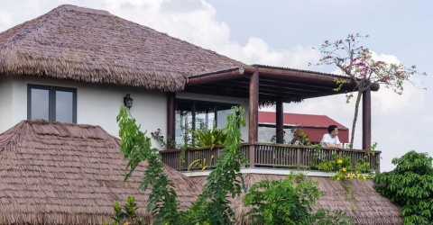 Chiêm ngưỡng biệt thự như ốc đảo xanh mát giữa lòng Hà Nội