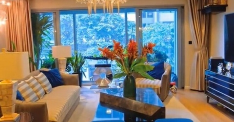 Lộ không gian sống ngập hoa tươi của diễn viên Mạnh Trường