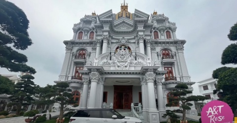 Tòa lâu đài Hải Dương gây sốt netizen nói “Vua chúa chỉ đến thế”