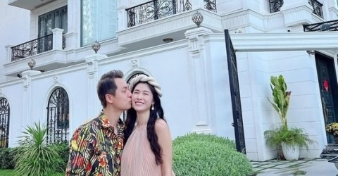 Cận cảnh biệt thự 300m2 đắt đỏ vợ chồng Đăng Khôi