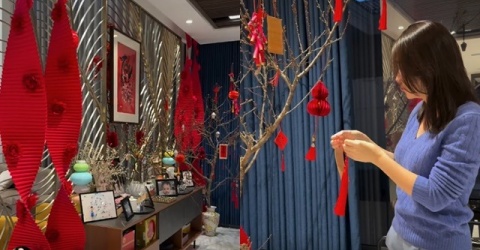 “Phú bà” Đàm Thu Trang mở tiệc, hé lộ không gian sang xịn bên trong biệt thự triệu đô được trang trí đón Tết