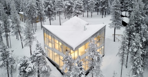 Biệt thự hình cánh diều, cho phép ngắm thiên nhiên từ mọi góc