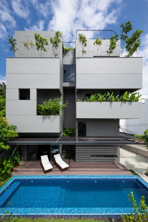 Nhà ngoại ô đẹp tựa khu nghỉ dưỡng ở Nha Trang trên báo Mỹ