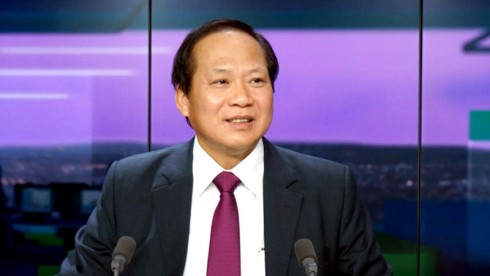 Bộ trưởng Bộ TT&TT Trương Minh Tuấn. Ảnh: P.T.