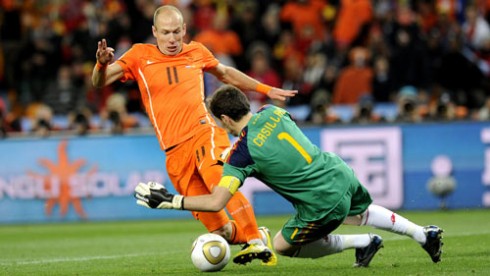 Hà Lan đến rất gần chức vô địch World Cup 2010