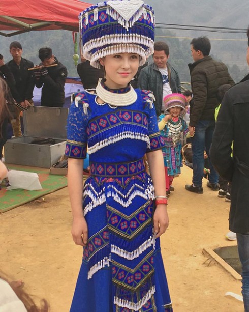 Bức ảnh cô gái dân tộc H'Mông gây sốt cộng đồng mạng