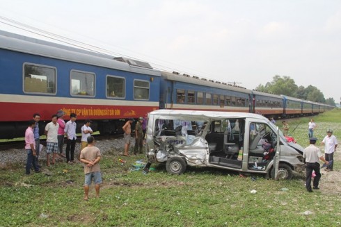 Hiện trường vụ tai nạn sáng mùng 5 Tết tại TP Biên Hòa, Đồng Nai. Ảnh: Hoàng Bình.